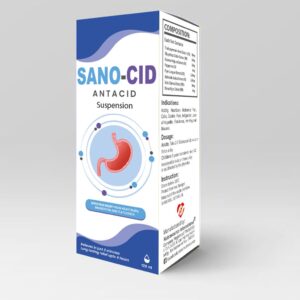 Sano-CID Antacid Suspension (120 ml)