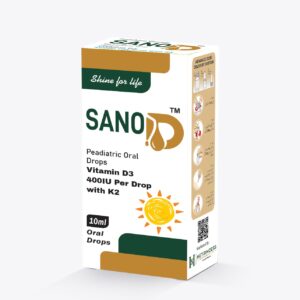 SANO-D™ Vitamin D3 Oral Drops with K2 (10 ml)